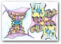 "Due pesci reggono il mondo, due asini lo salvano"; formato:42x30cm
formato:42x29.7cm  » Click to zoom ->