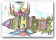 "Omaggio a Salvador Dalì";
formato:42x29.7cm  » Click to zoom ->
