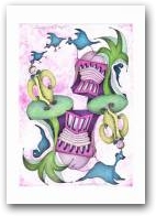 pierrot  due colori  » Click to zoom ->